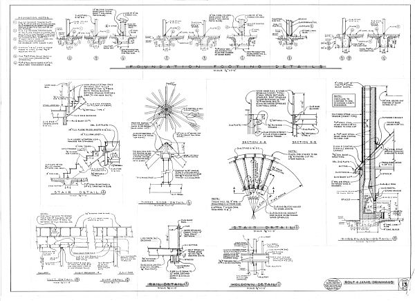 Detailed Home Building Plan 